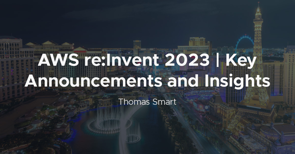 AWS reInvent 2023 Key Announcements and Insights Sourced Group